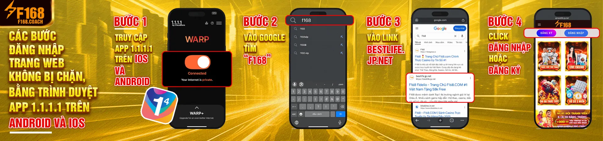 Cách đăng nhập bằng 1.1.1.1